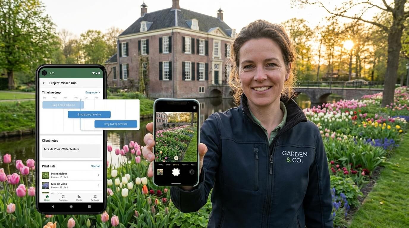 De Elite Hovenier App: Geef je klanten hun eigen "Tuin App" (En bind zakelijke klanten)