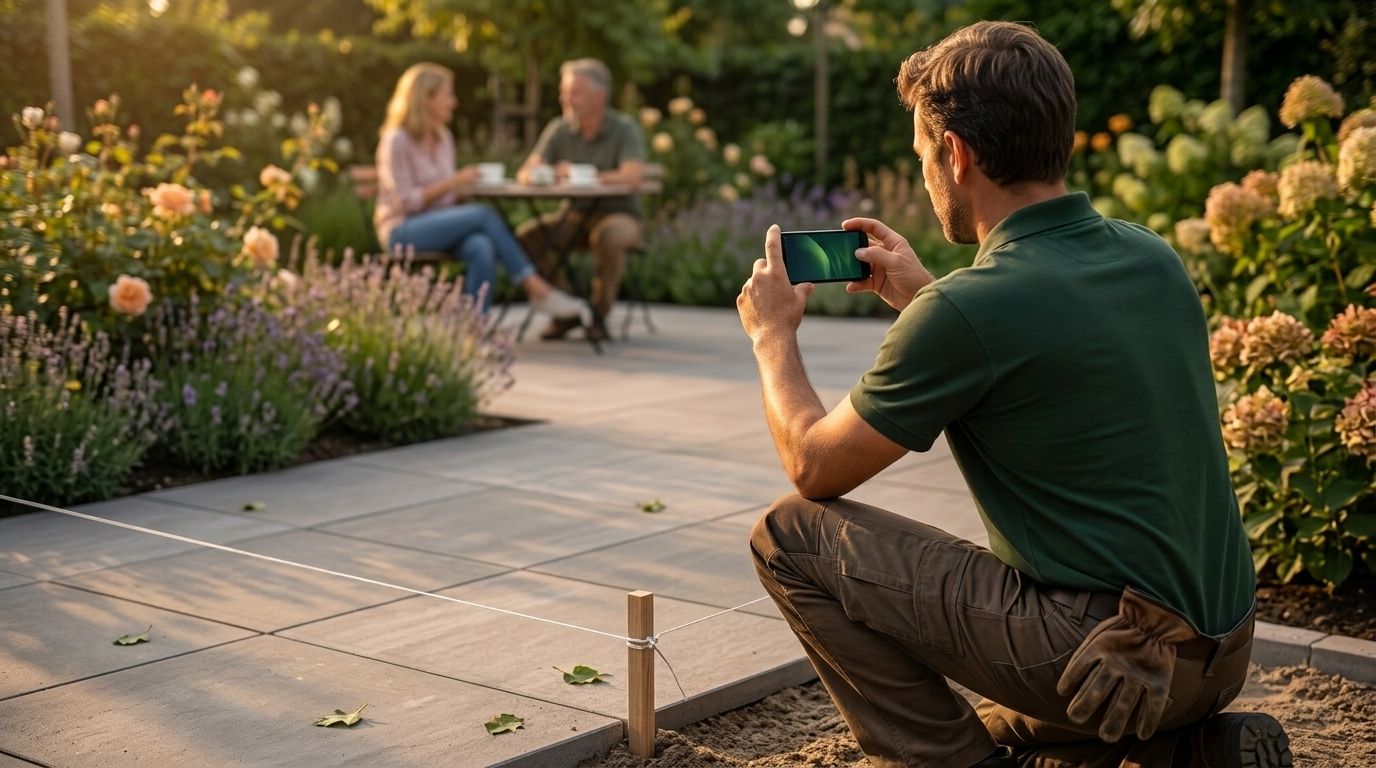 Instagram carousel voor hoveniers: voor/na in 10 slides