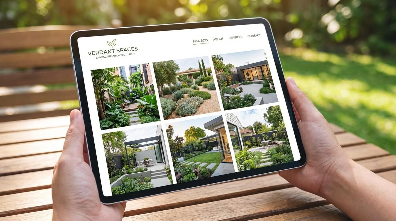 Hovenier portfolio voorbeeld