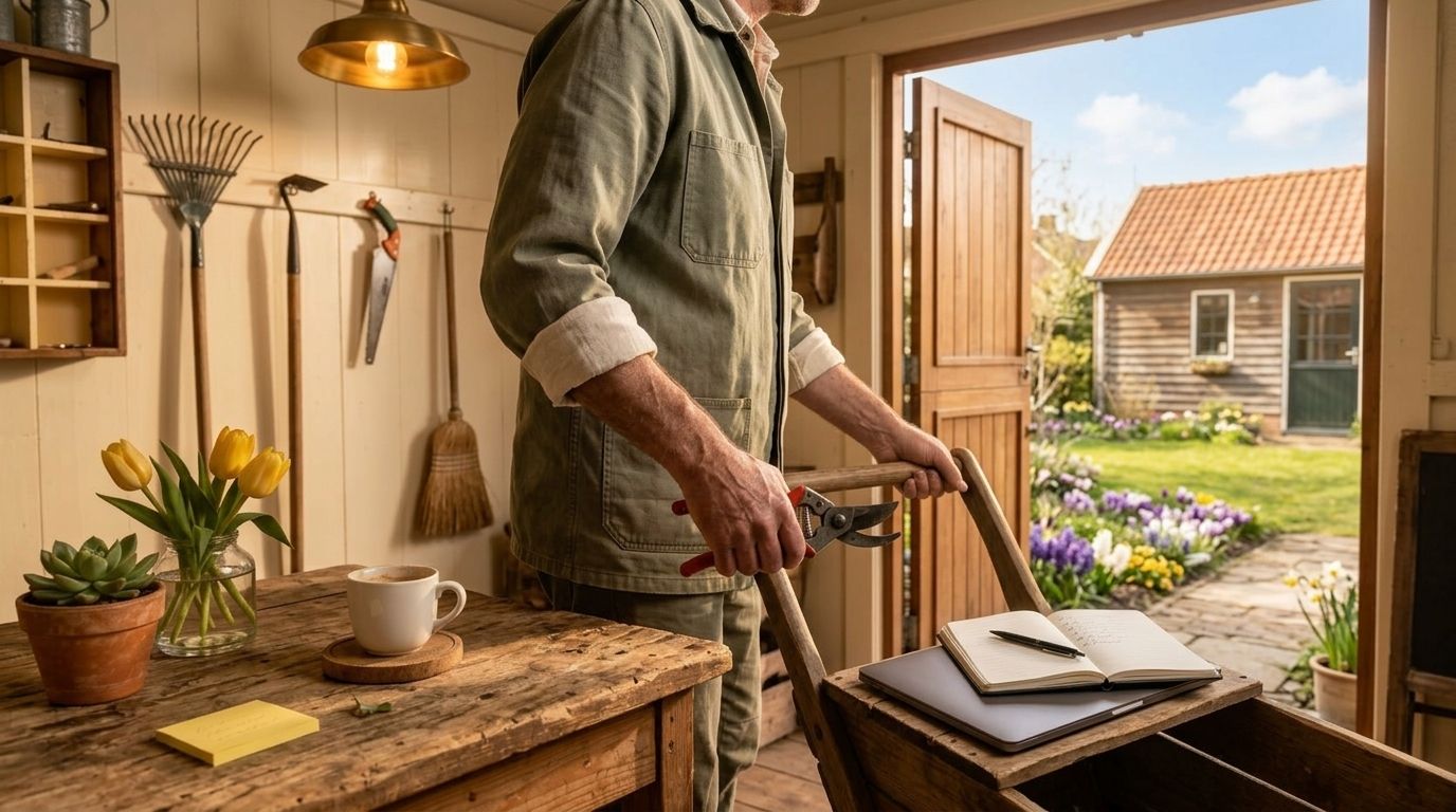 Voorjaarspiek als hovenier: agenda-strategie maart april