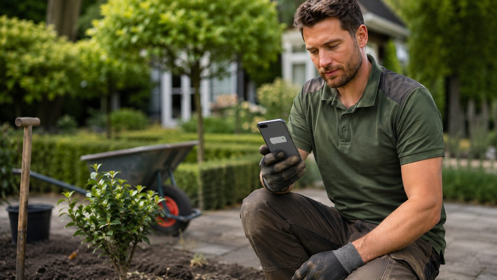 Workflow automatisering voor hoveniers — herinneringen, klus-updates, review-verzoeken automatisch