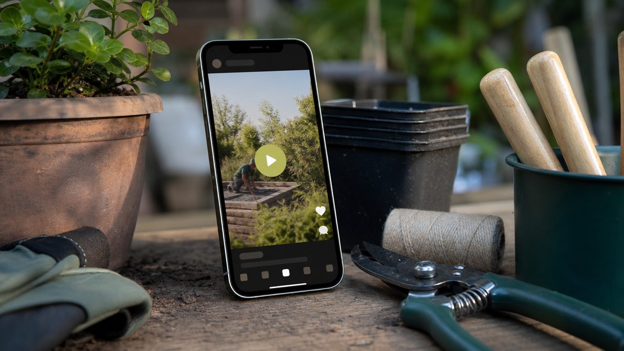 Instagram Reel voor hovenier